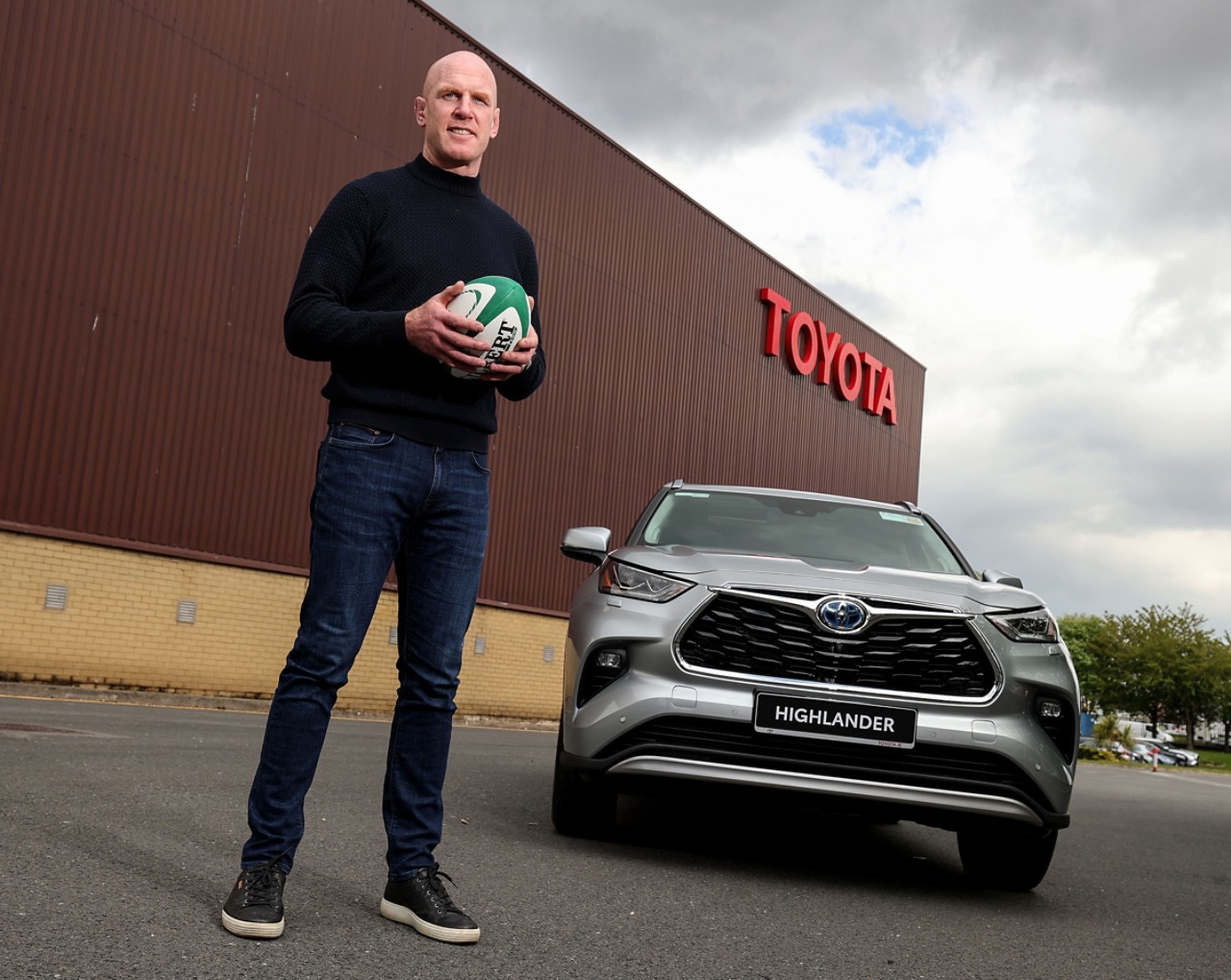 Paul O'Connell Brand Ambassador Toyota Ireland